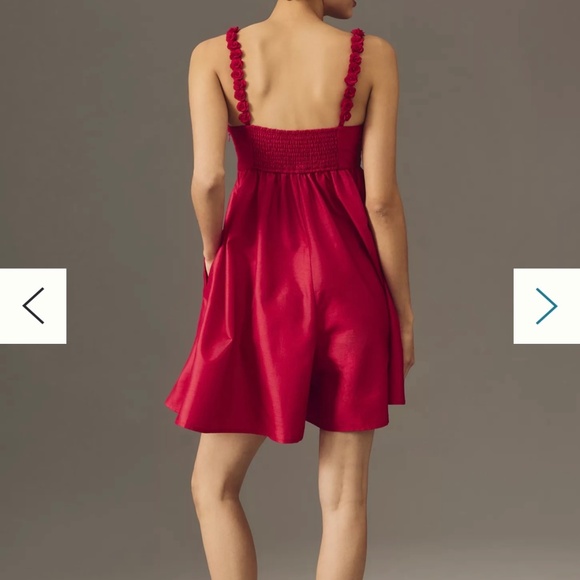 NWT Hutch for Anthropologie Sleeveless Rosette Romper - Picture 2 of 8